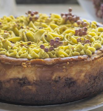 cheesecake de pistacho